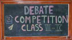 Inter House Debate Competition